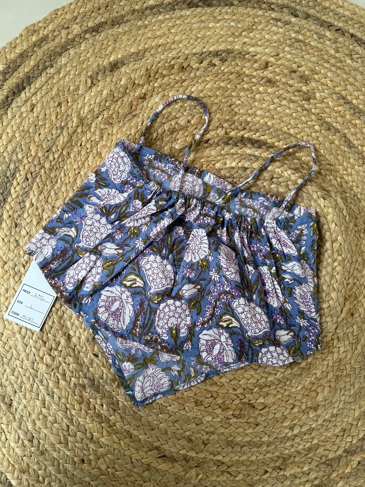 white flower Camisole