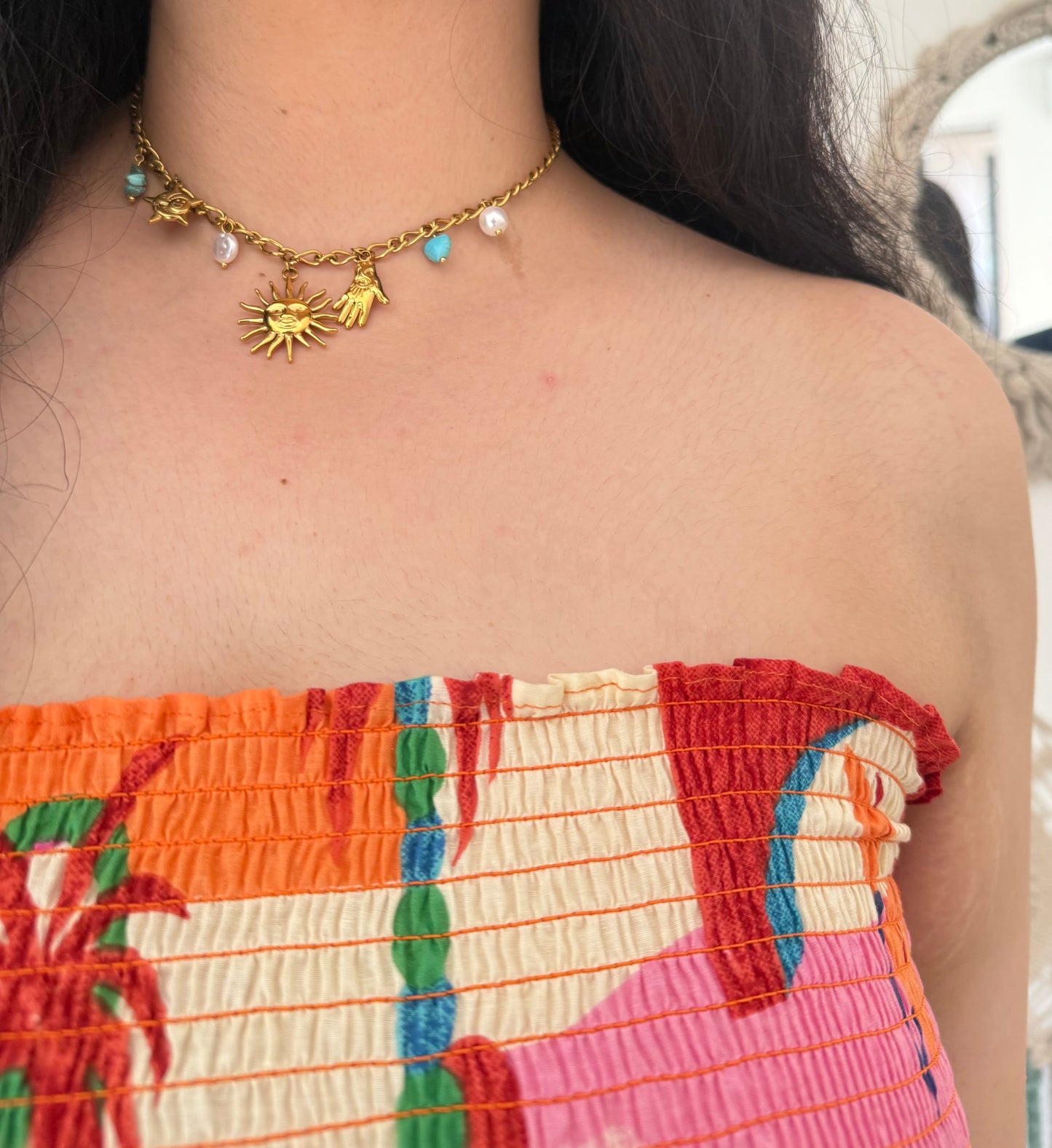 Tropical postcard Dress