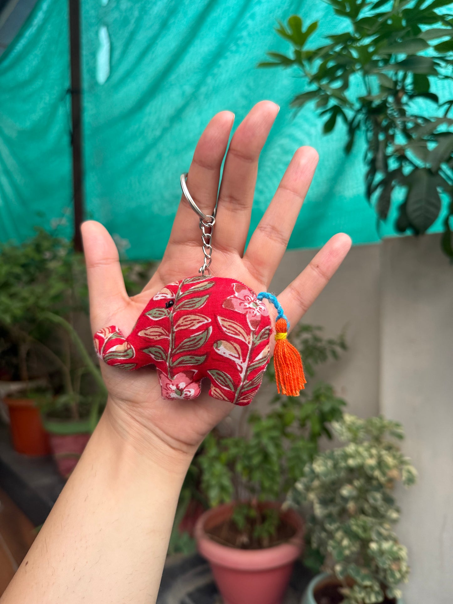 Elephant shaped Bag charms
