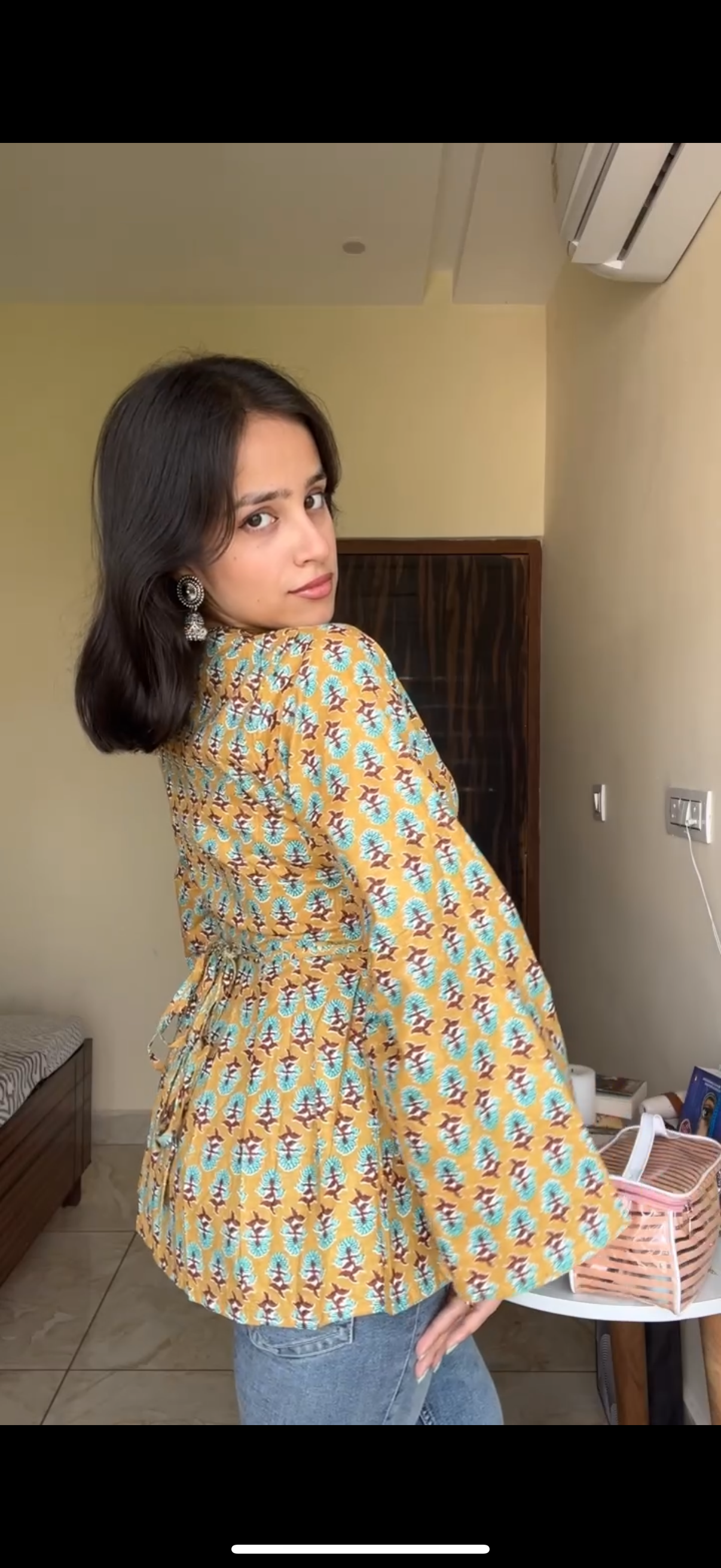 Wrap Around Angrakha top