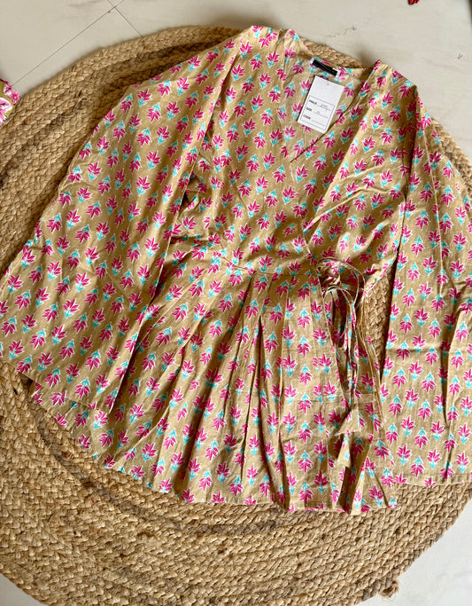 Wrap around Angrakha top