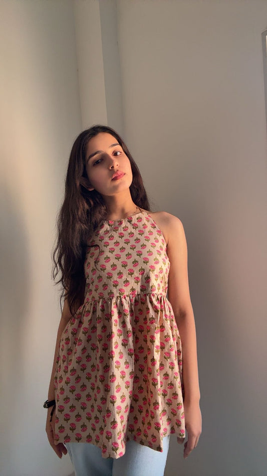 Halter neck Kurti
