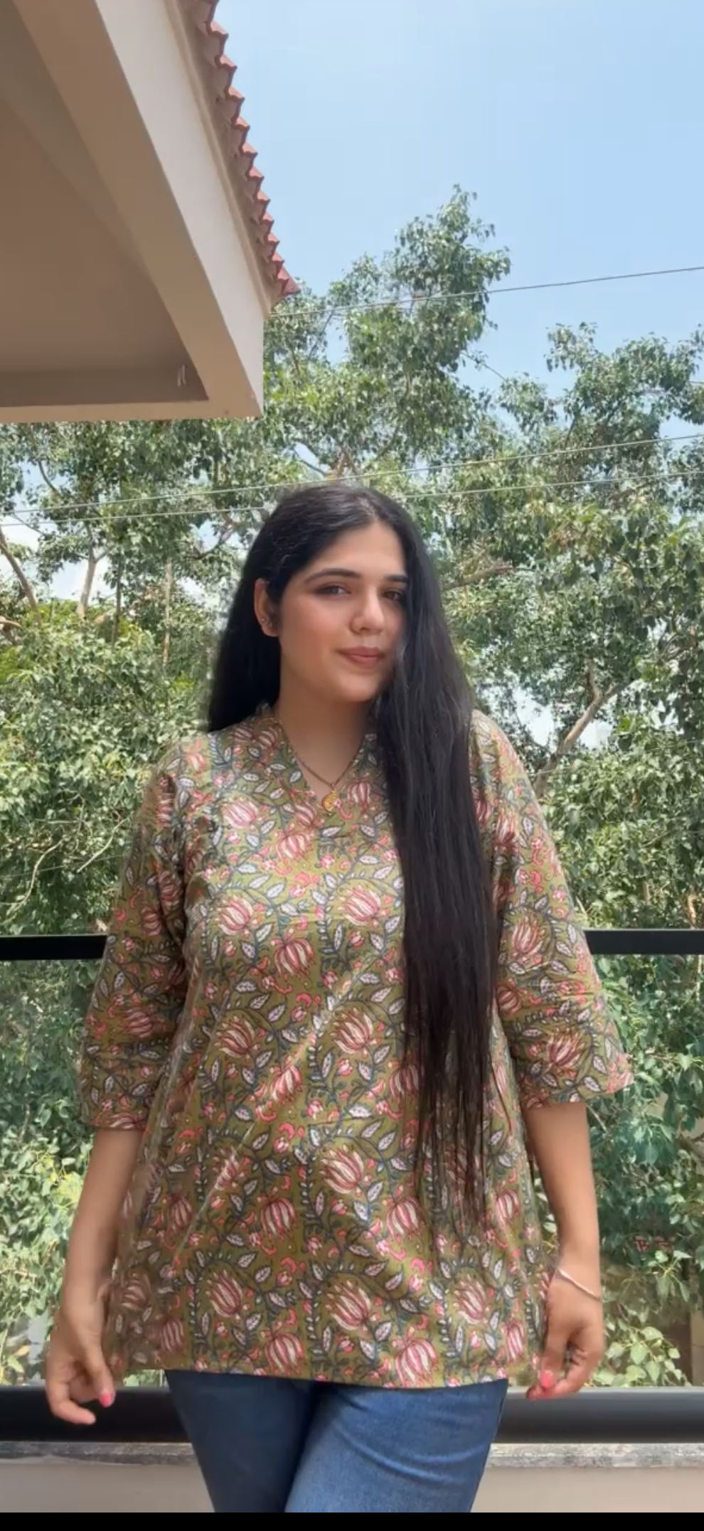 Collared short Kurti