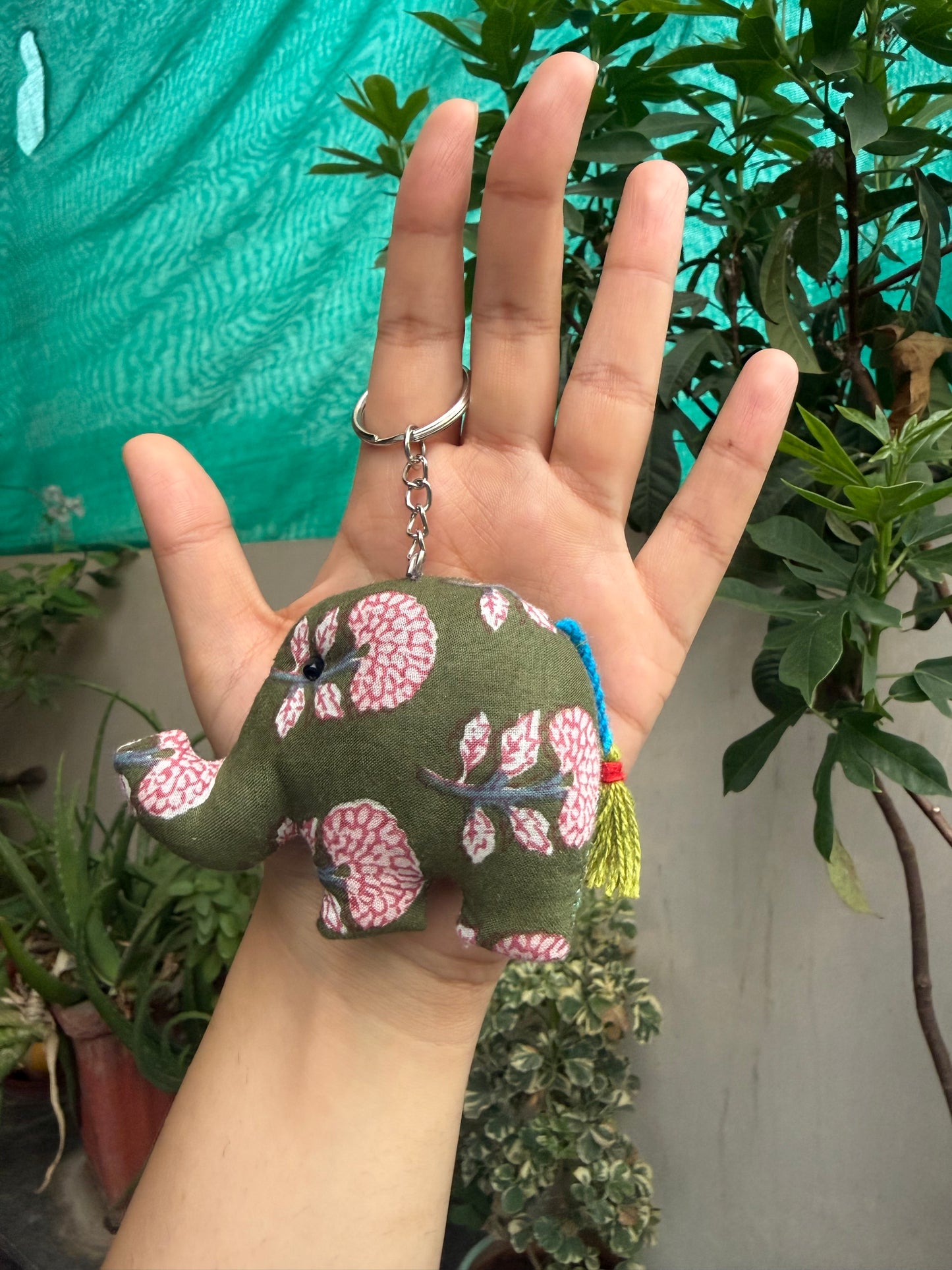 Elephant shaped Bag charms