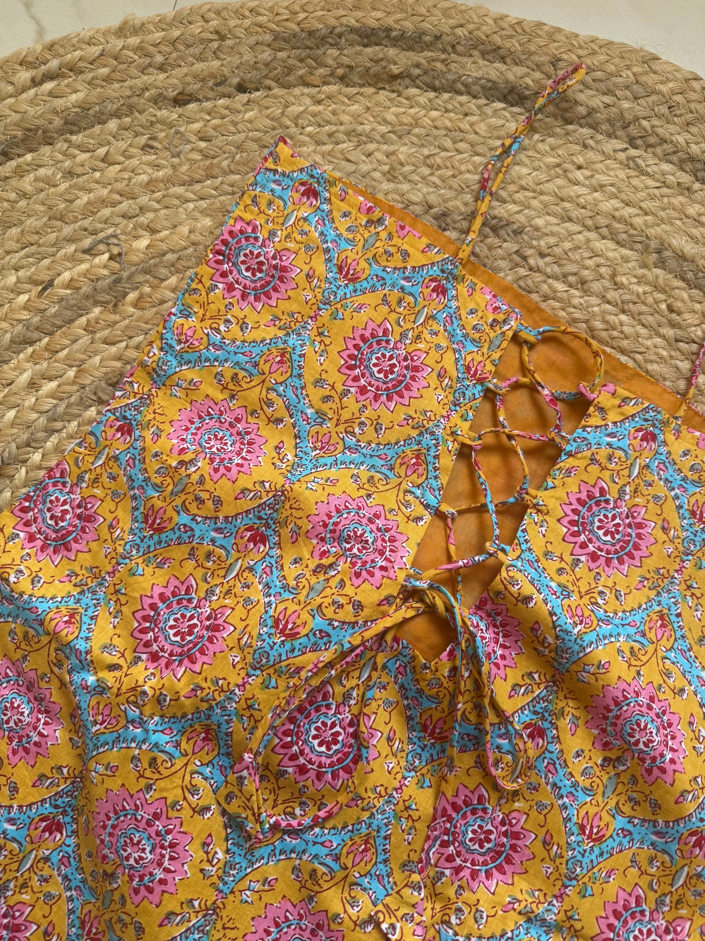 Criss cross back Kurti