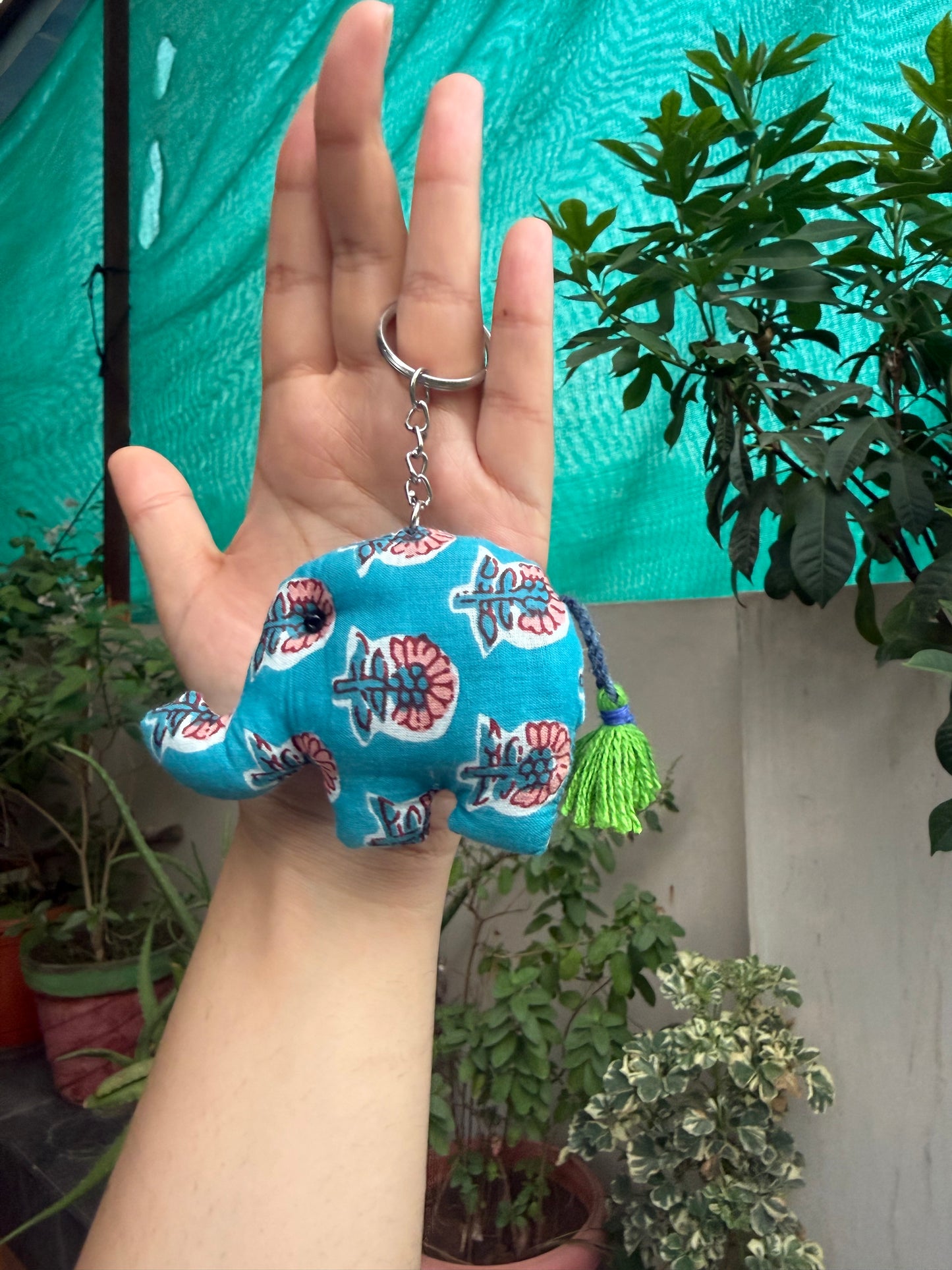 Elephant shaped Bag charms
