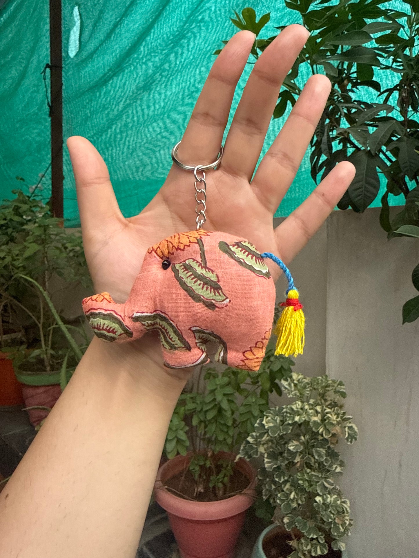 Elephant shaped Bag charms
