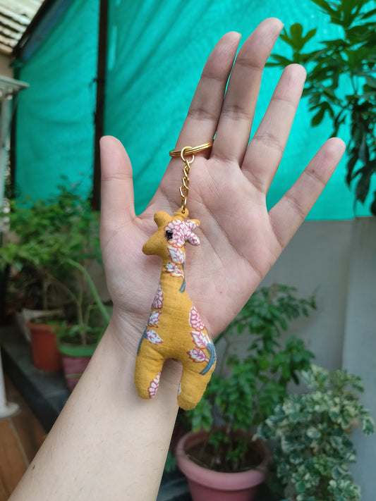 Giraffe Shaped Bag charm