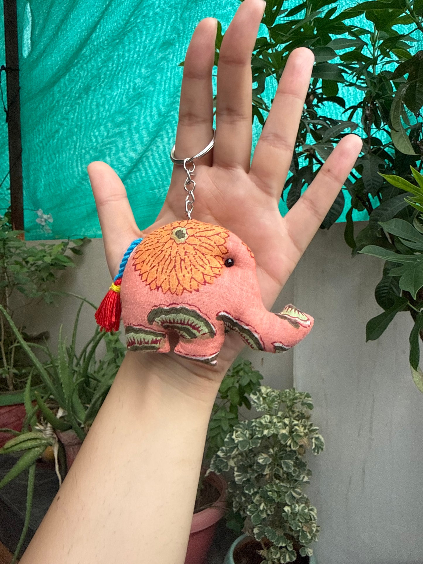 Elephant shaped Bag charms
