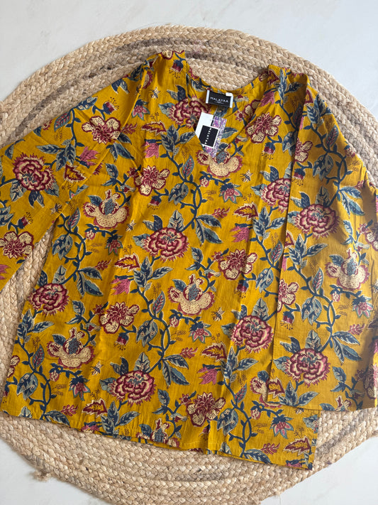 Mustard short Kurti
