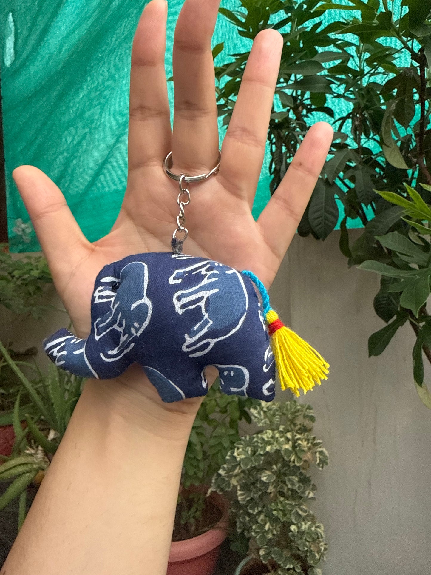 Elephant shaped Bag charms
