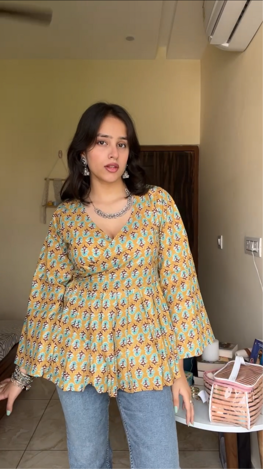 Wrap Around Angrakha top