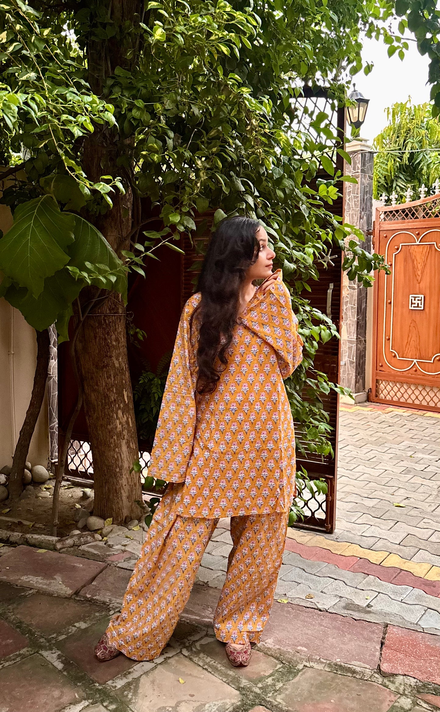 Basanti Salwar set