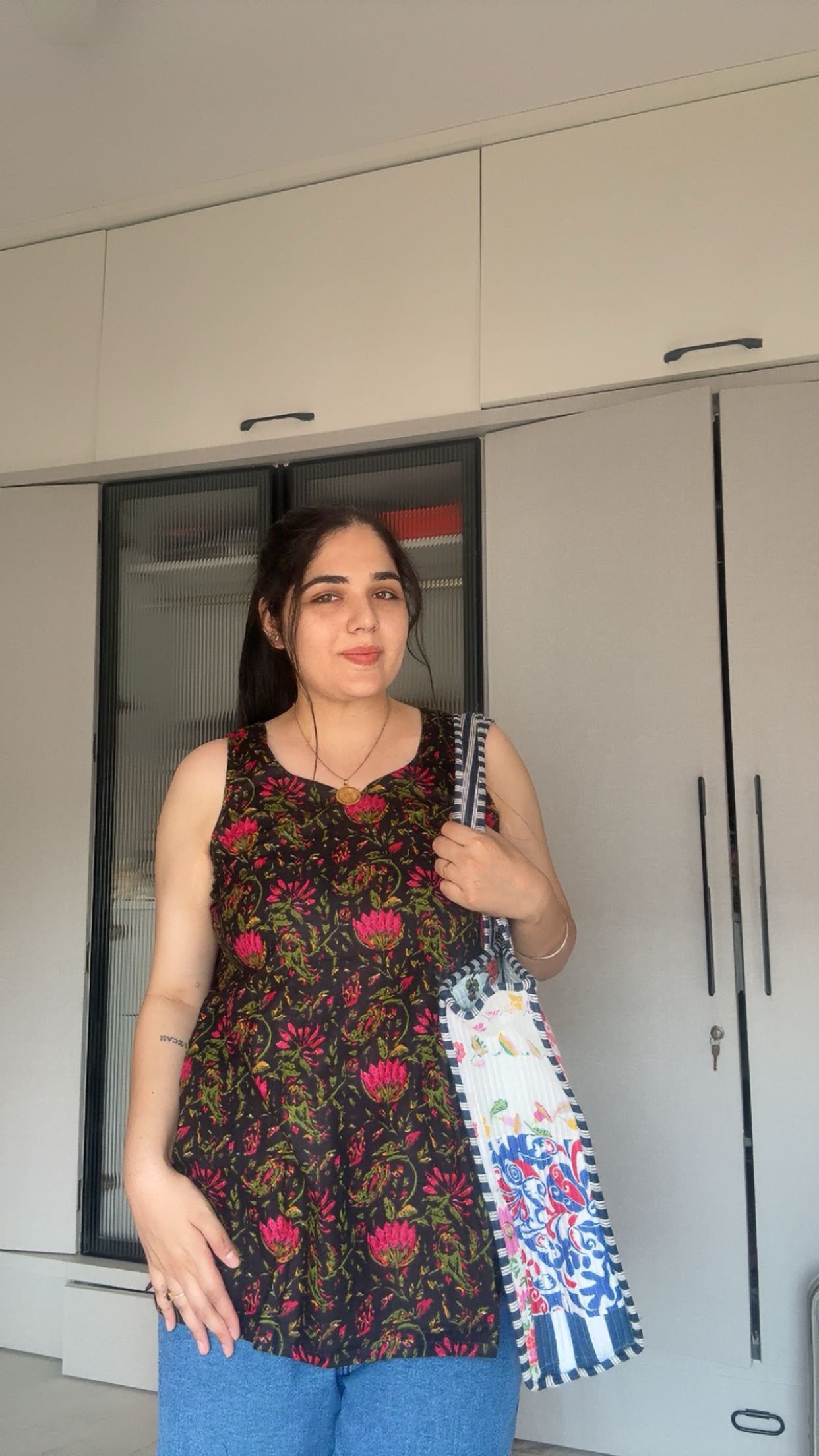 Black short kurti