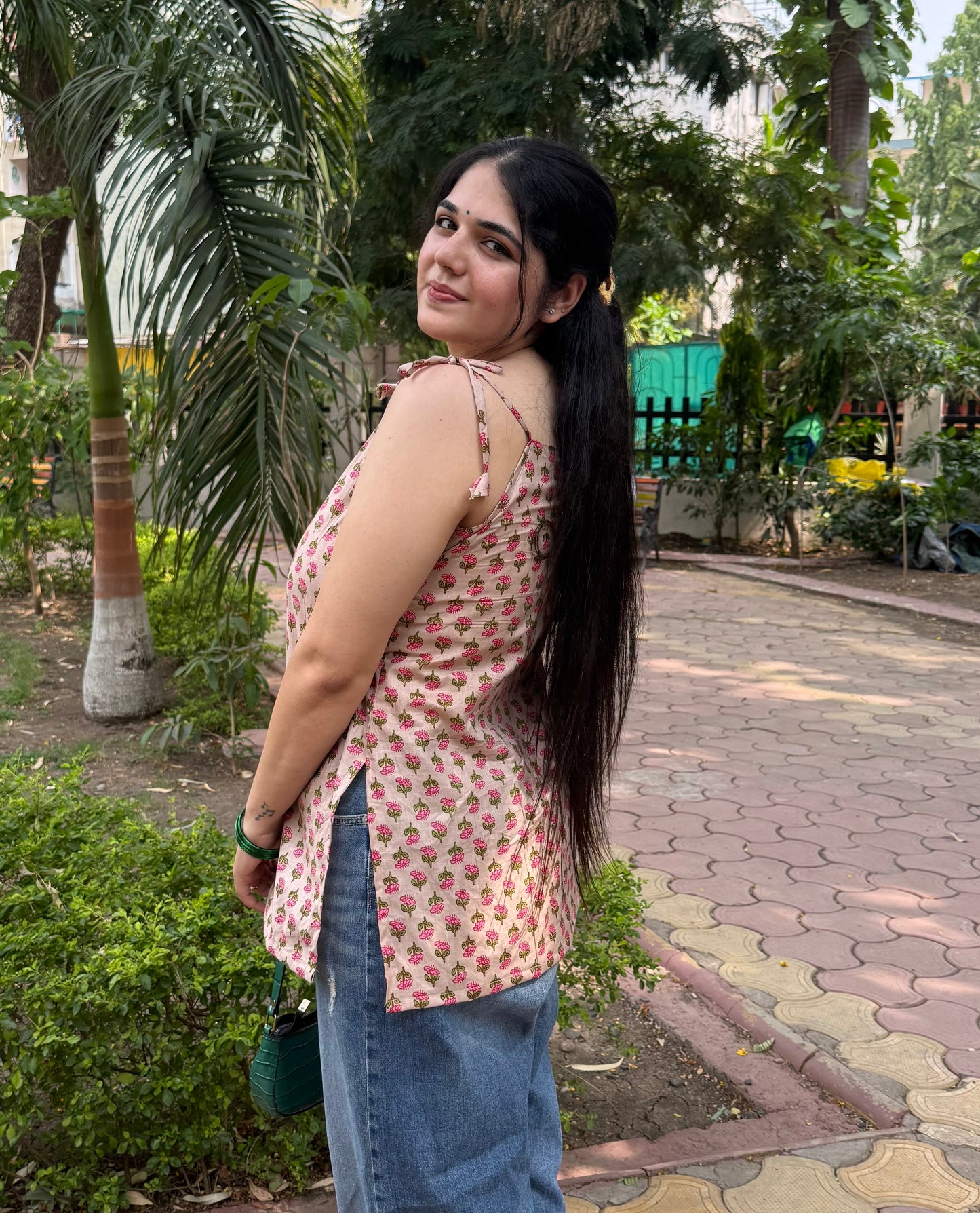 Beaded Short Kurti