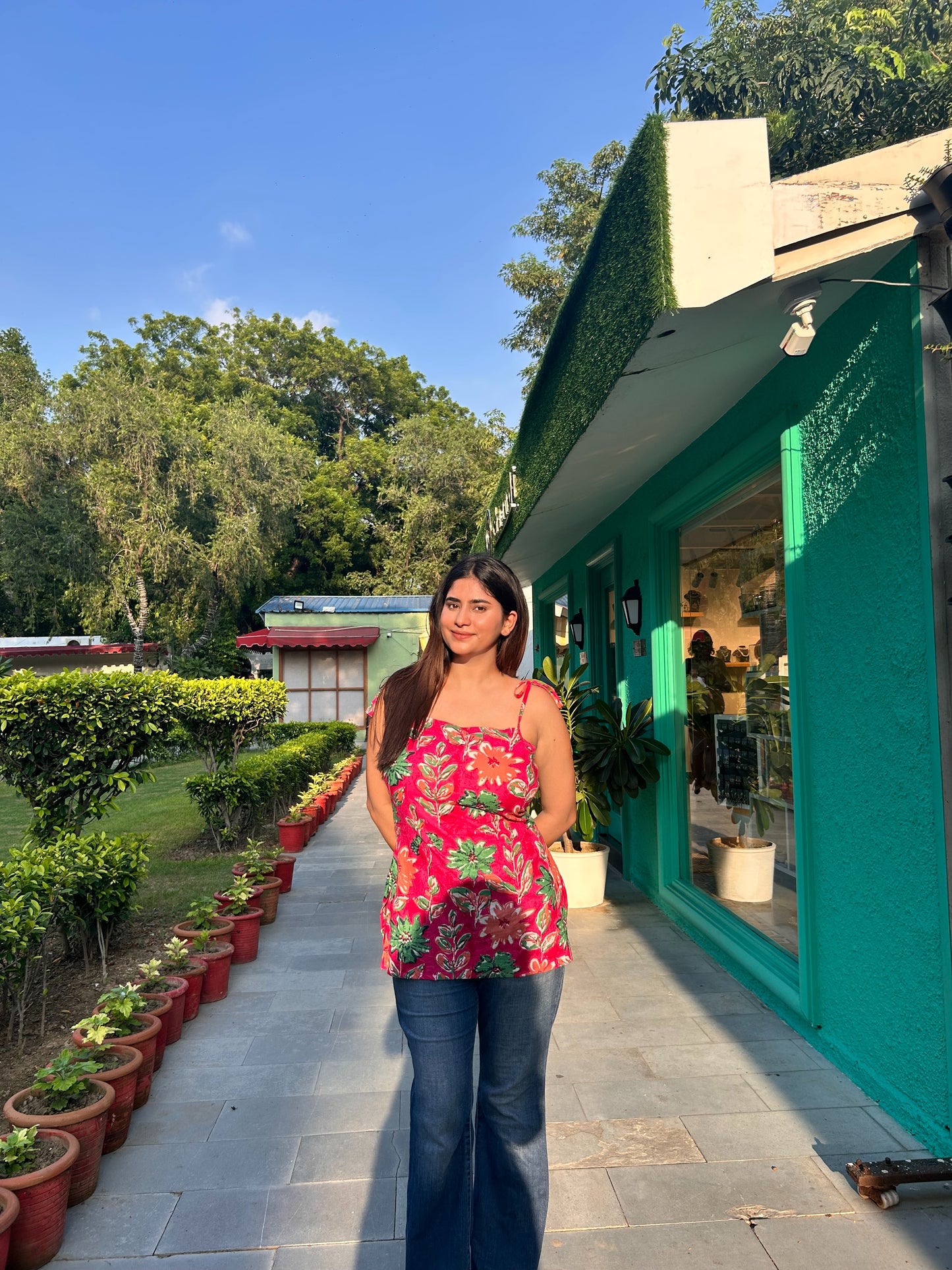Floral Dori Kurti