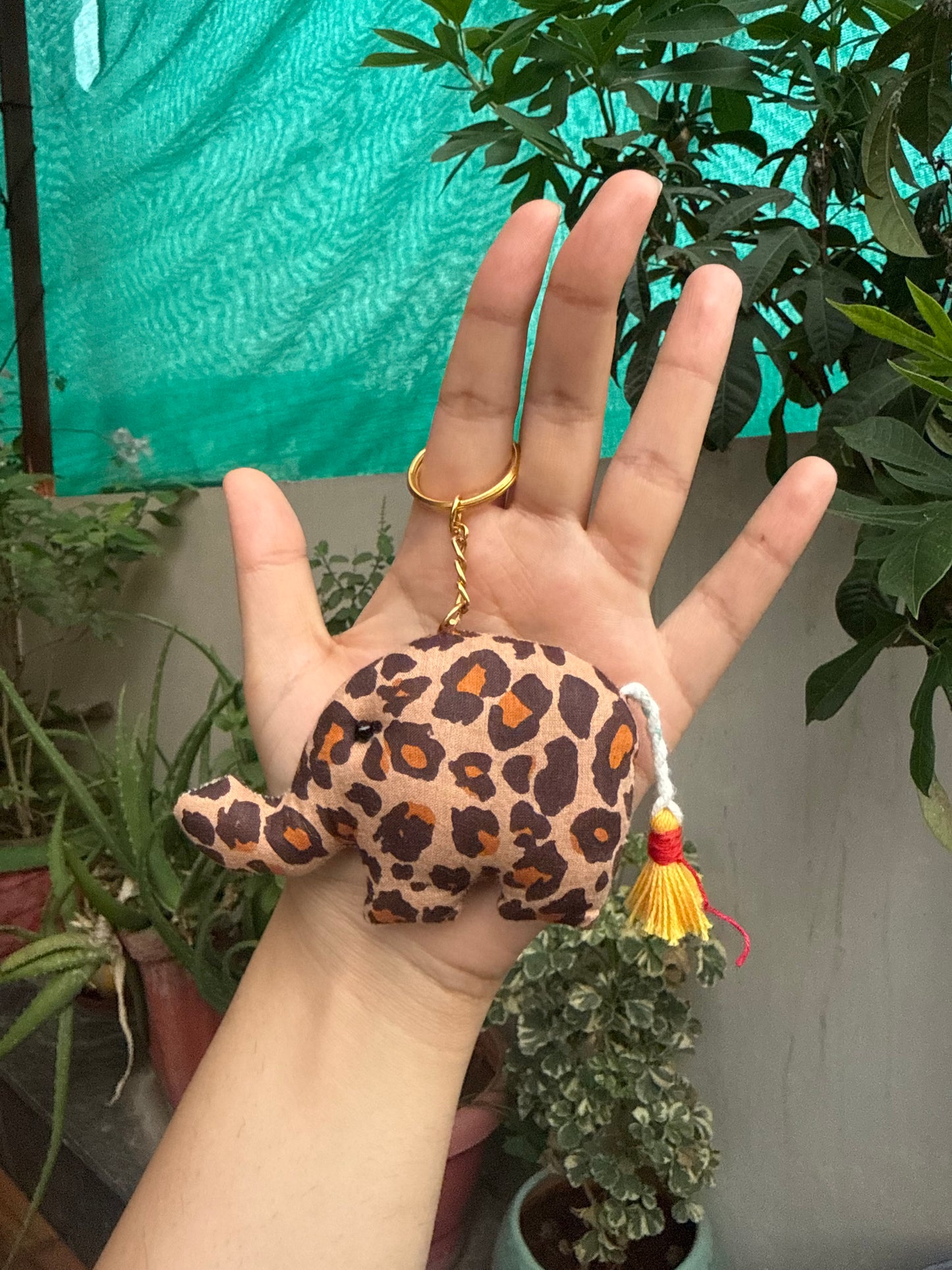 Elephant shaped Bag charms