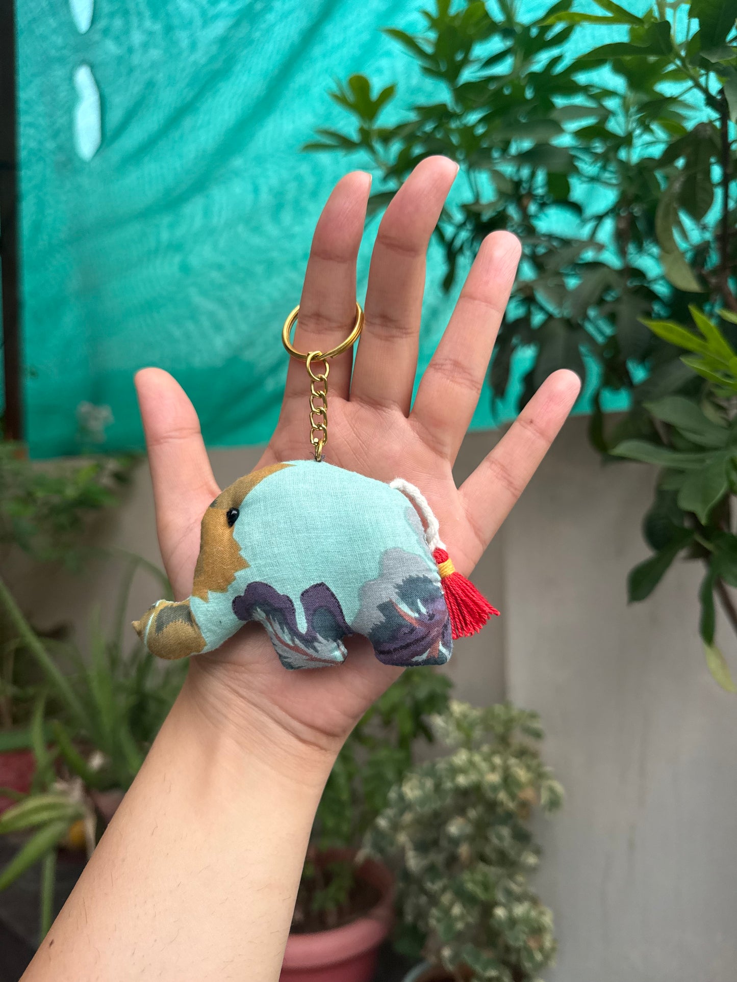Elephant shaped Bag charms