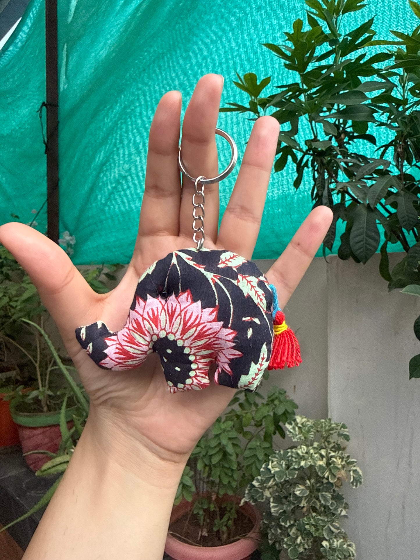 Elephant shaped Bag charms