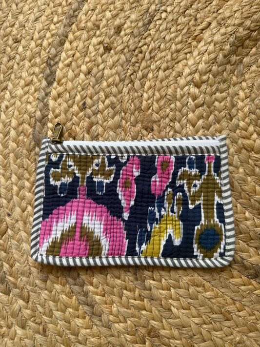Ikat print wallet
