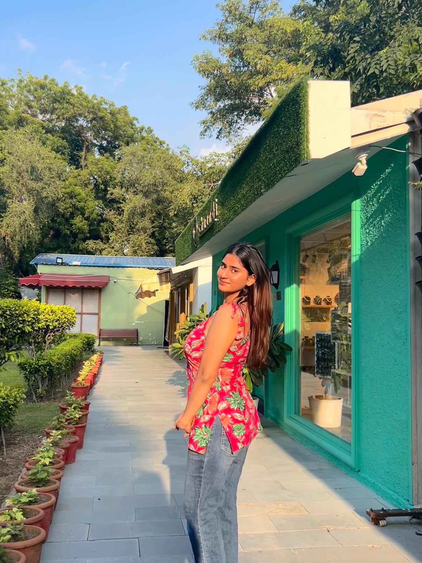 Floral Dori Kurti