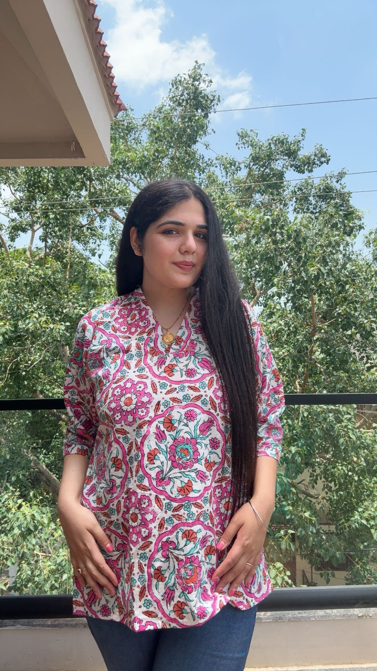 Collared short Kurti