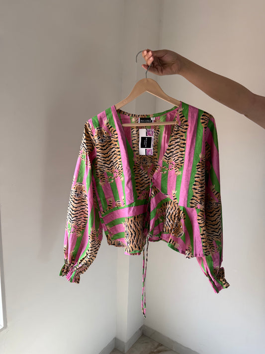 Plunge neckline top