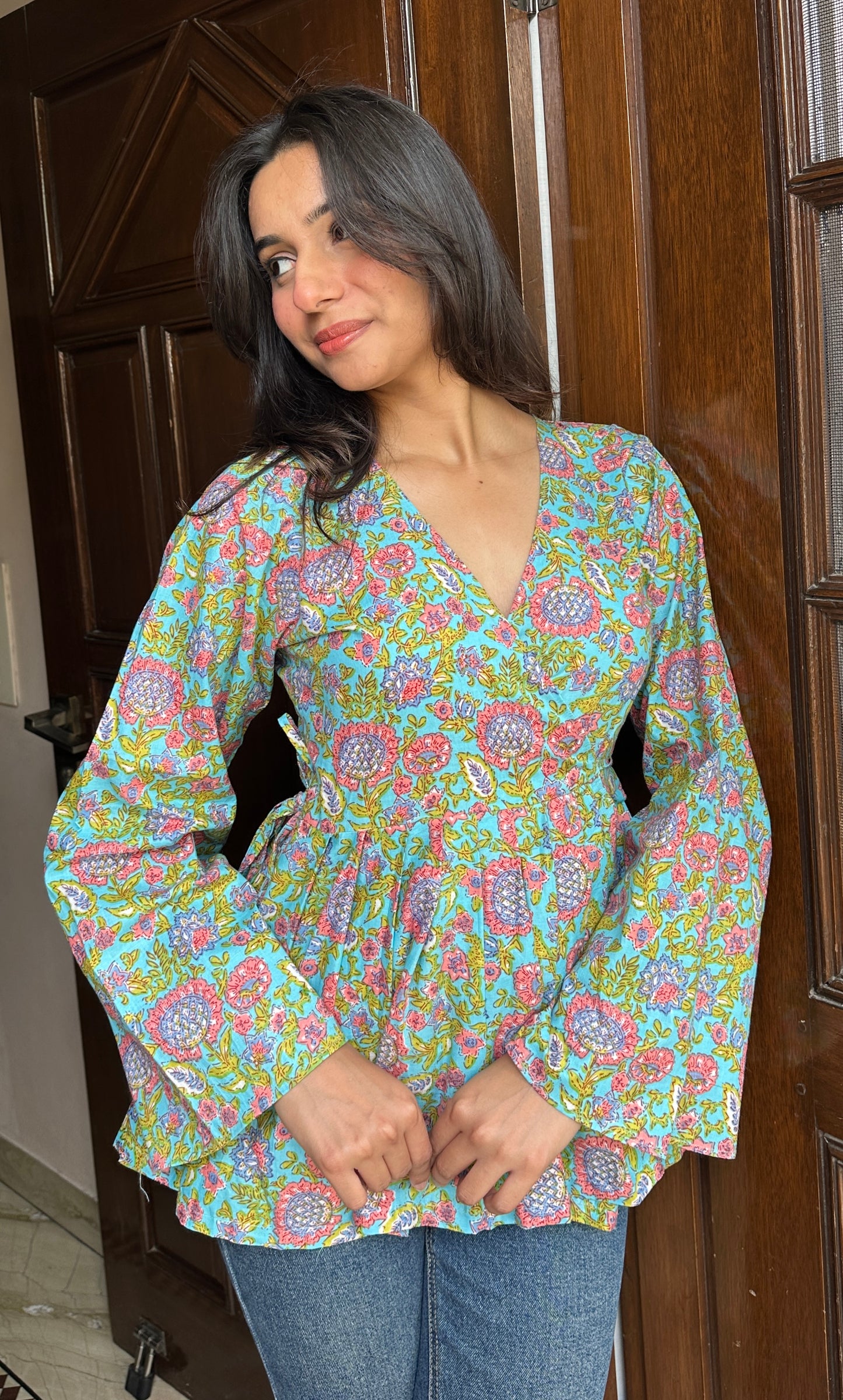Wrap around Angrakha Top