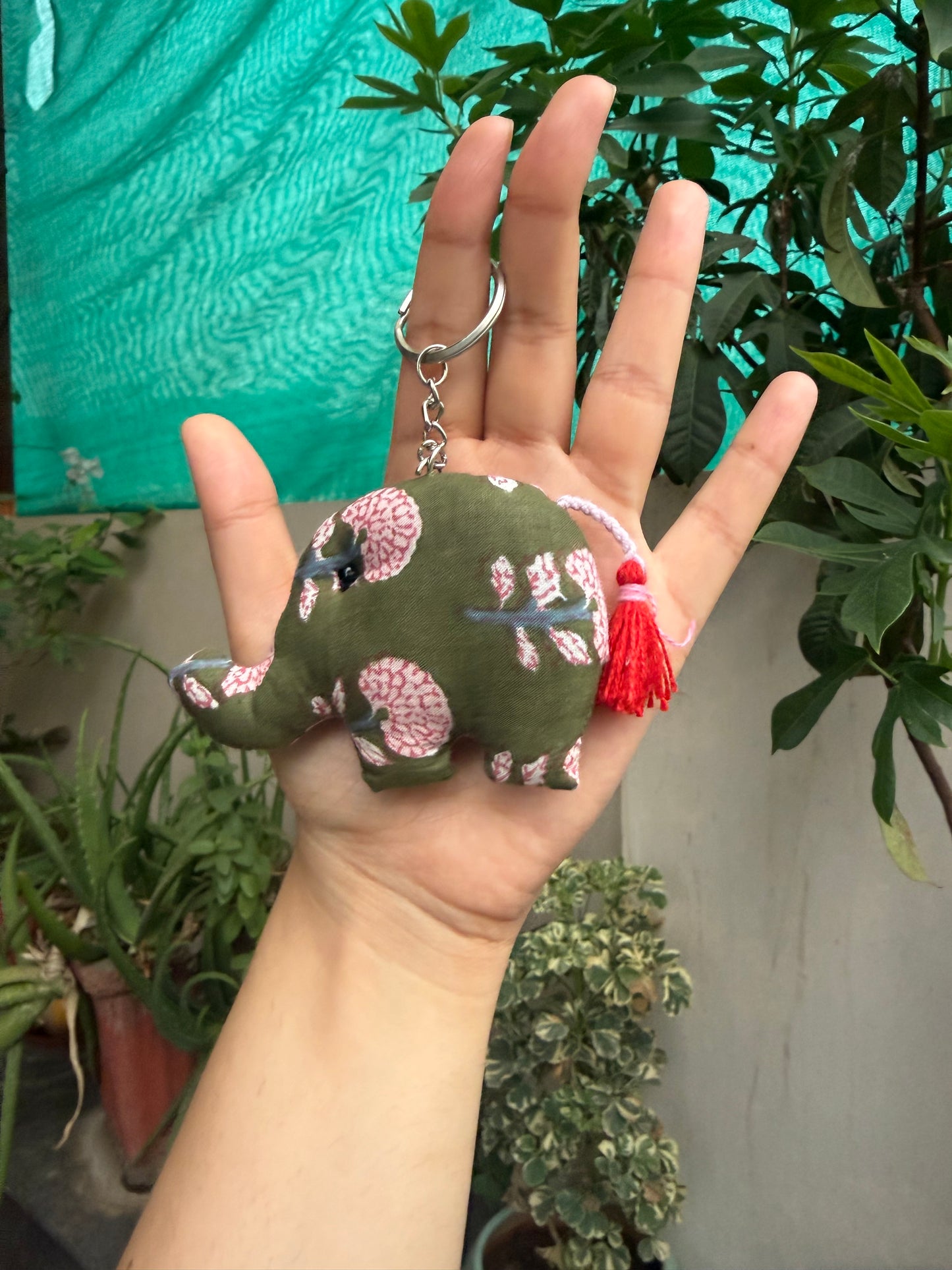 Elephant shaped Bag charms