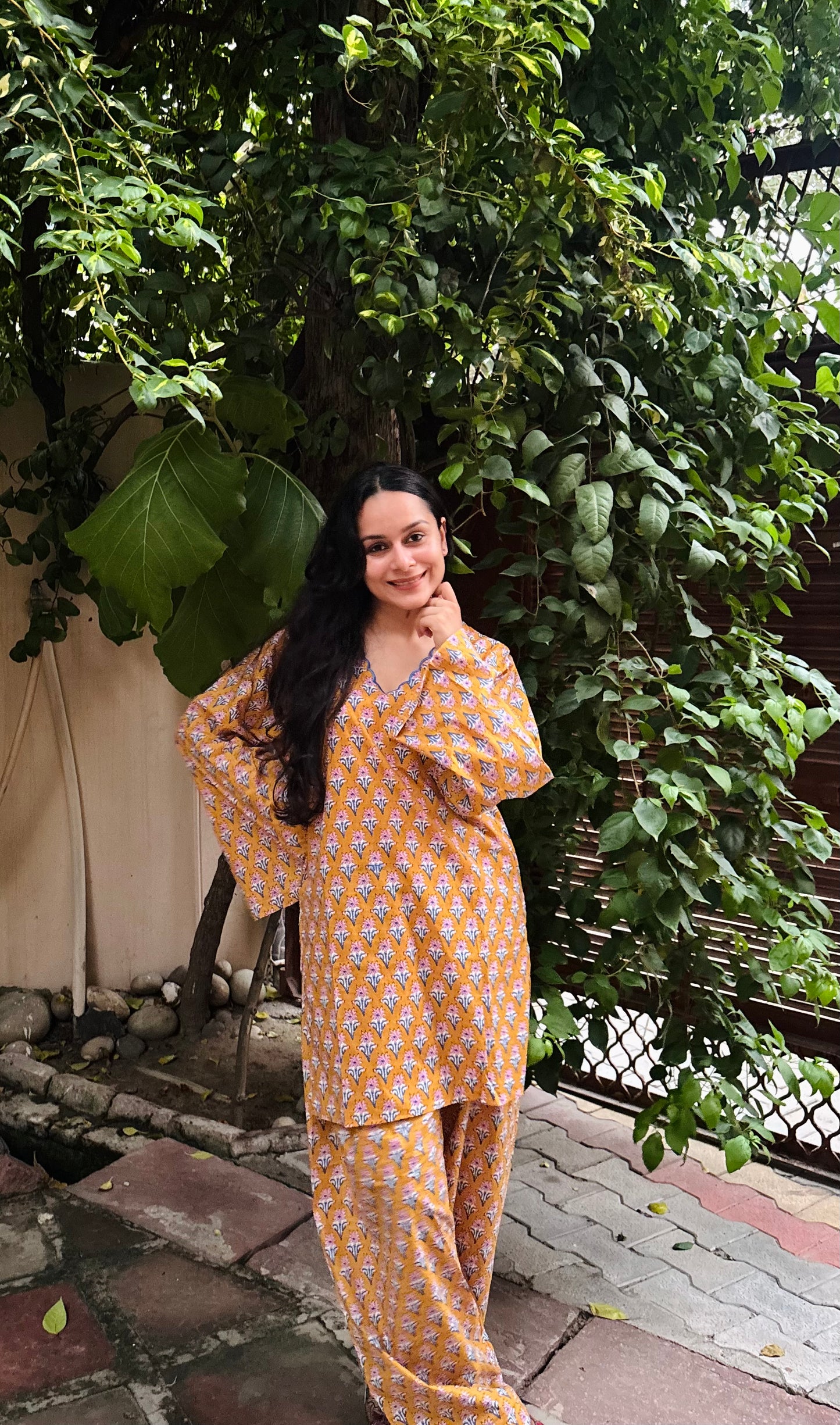Basanti Salwar set