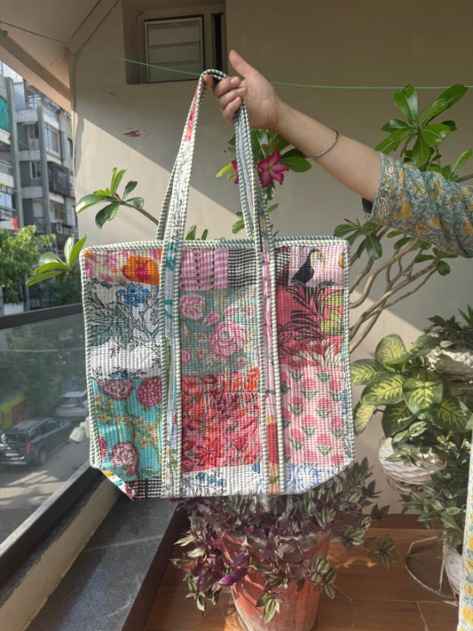 Quilted Tote Bag