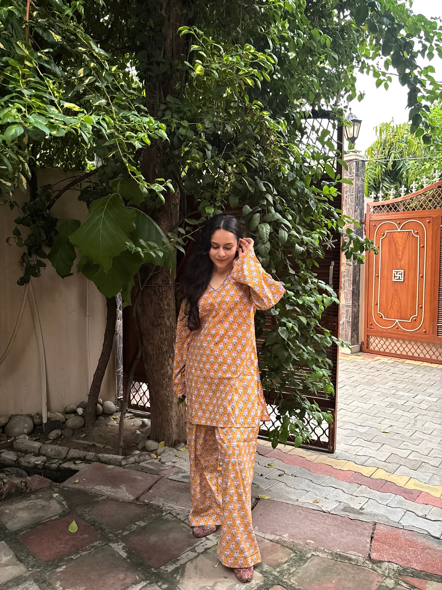 Basanti Salwar set