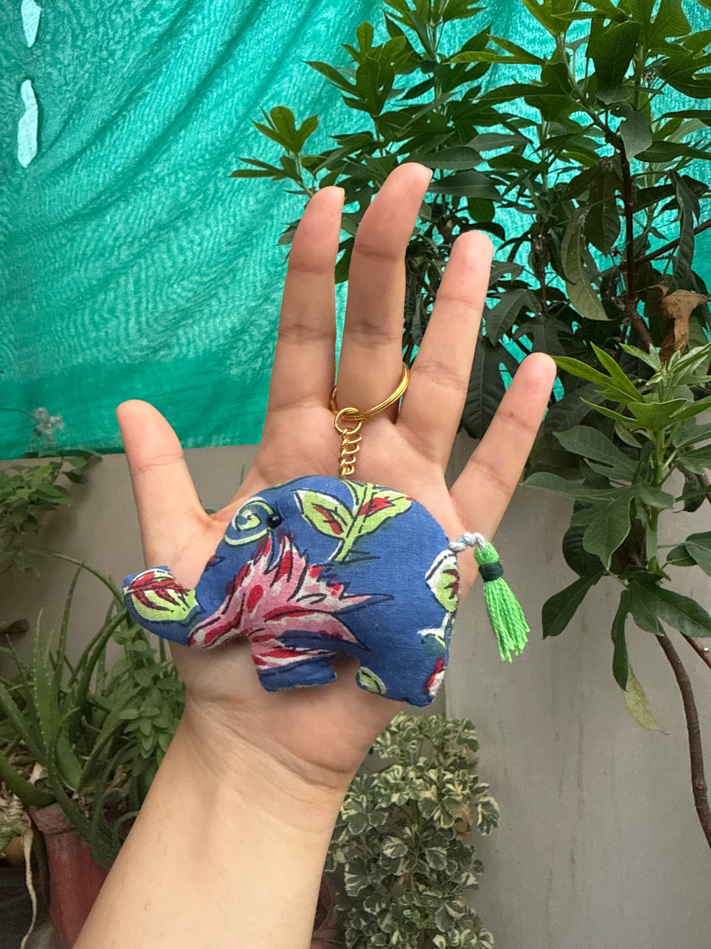 Elephant shaped Bag charms