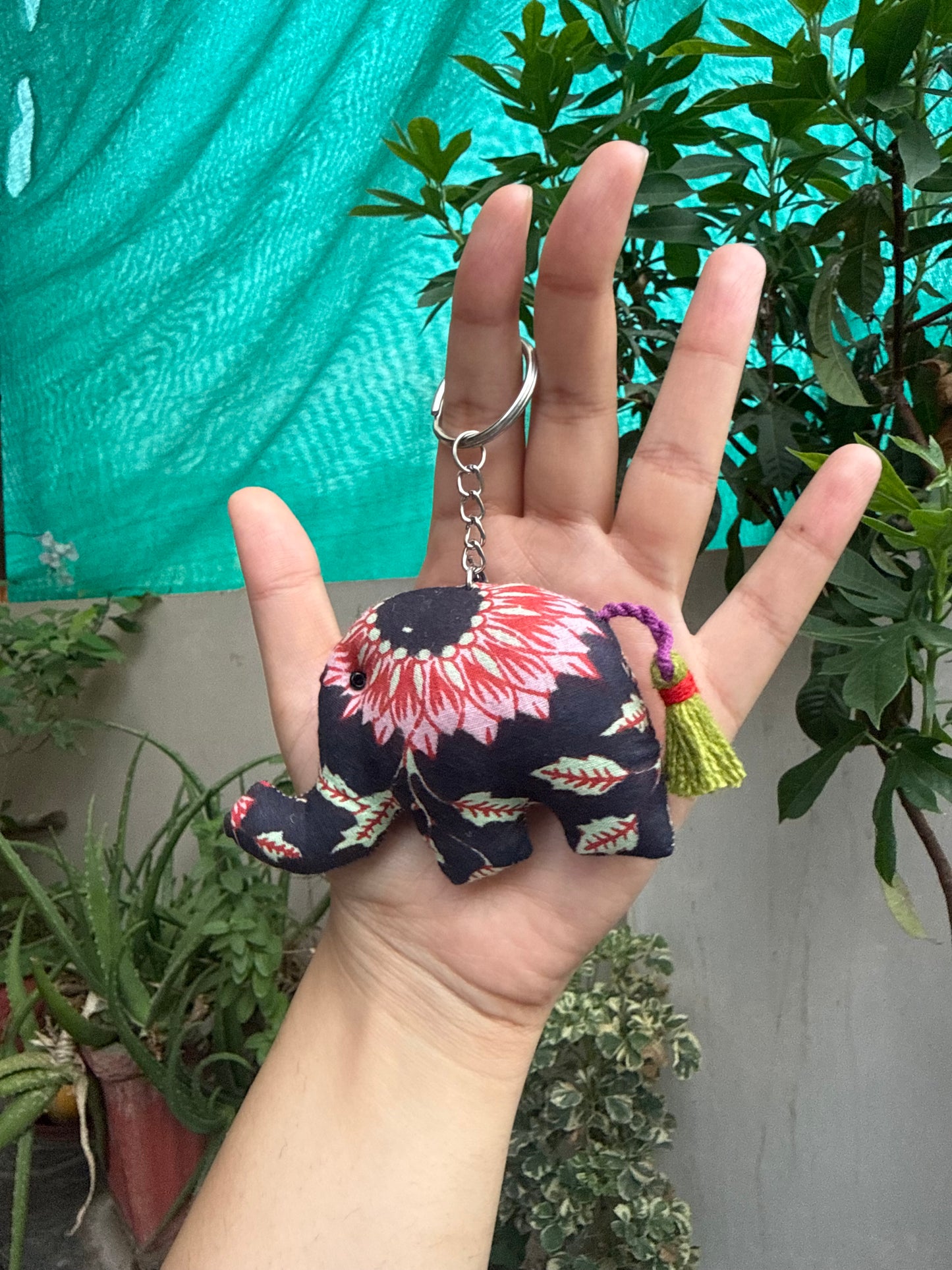 Elephant shaped Bag charms