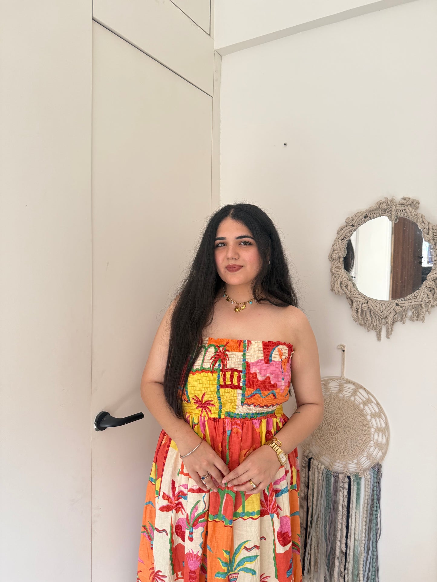 Tropical postcard Dress