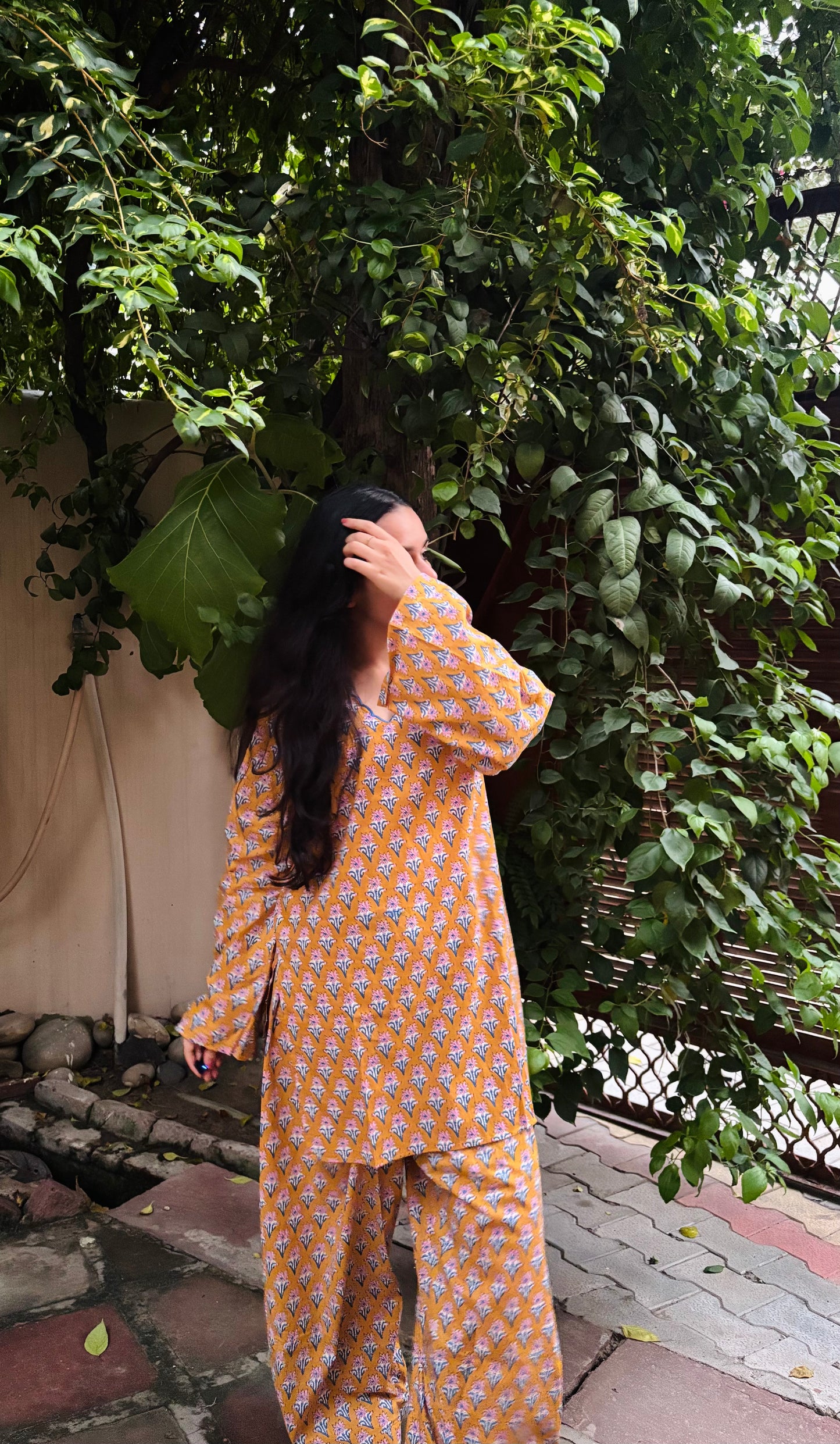 Basanti Salwar set
