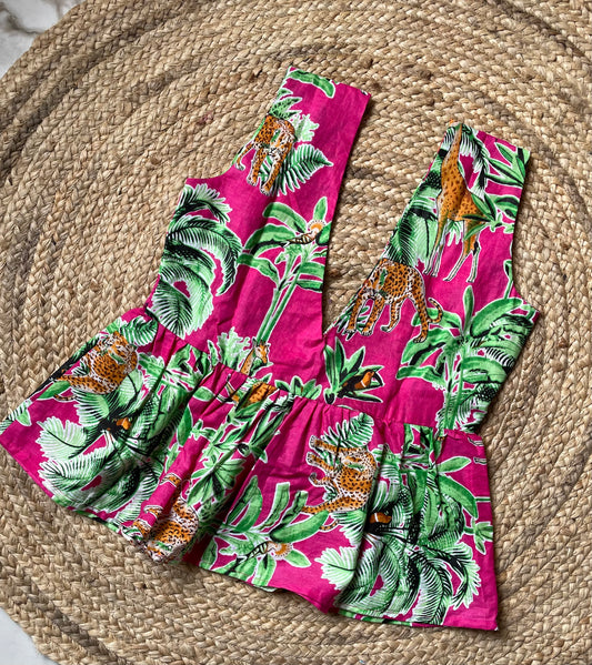 Plunge neckline top