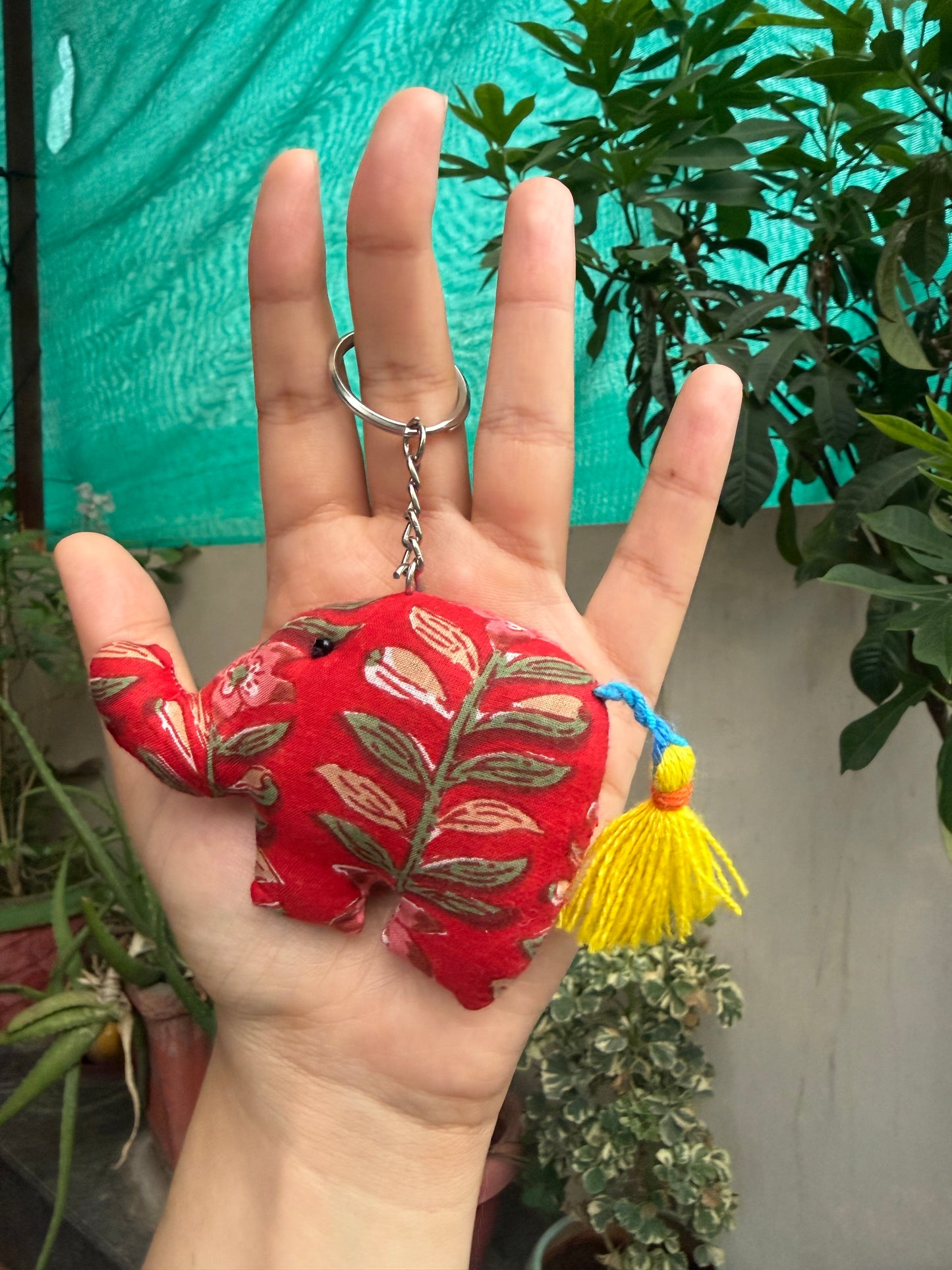 Elephant shaped Bag charms