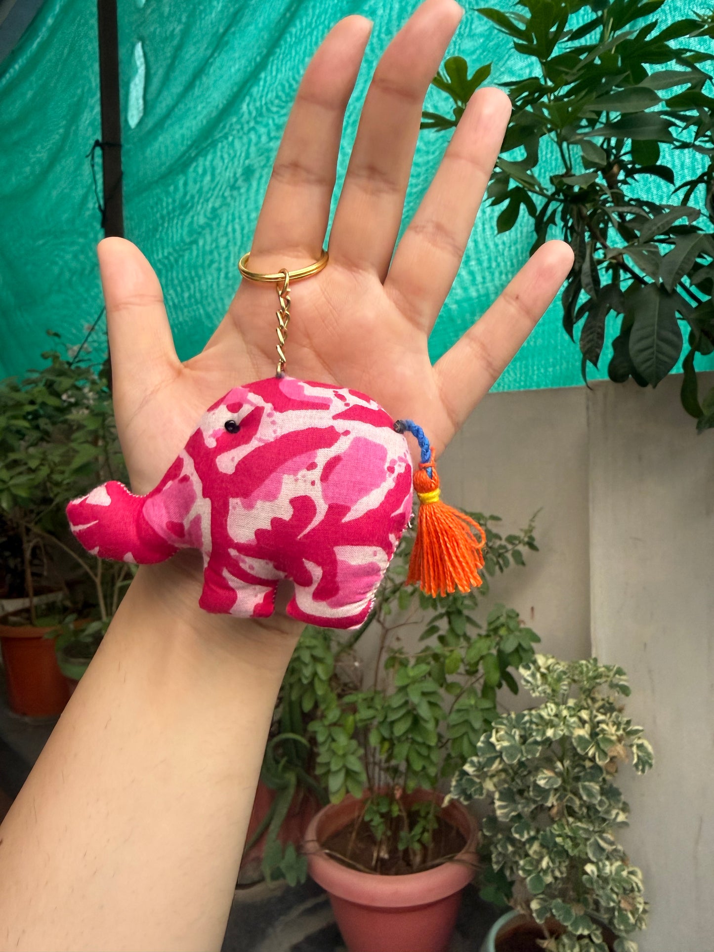 Elephant shaped Bag charms