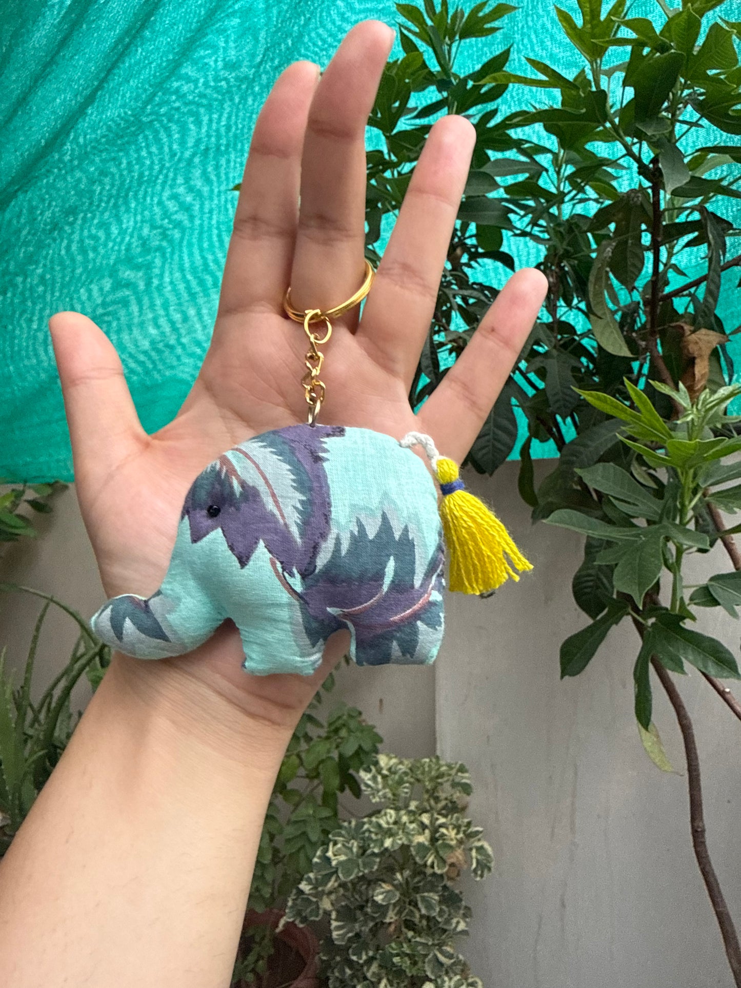 Elephant shaped Bag charms