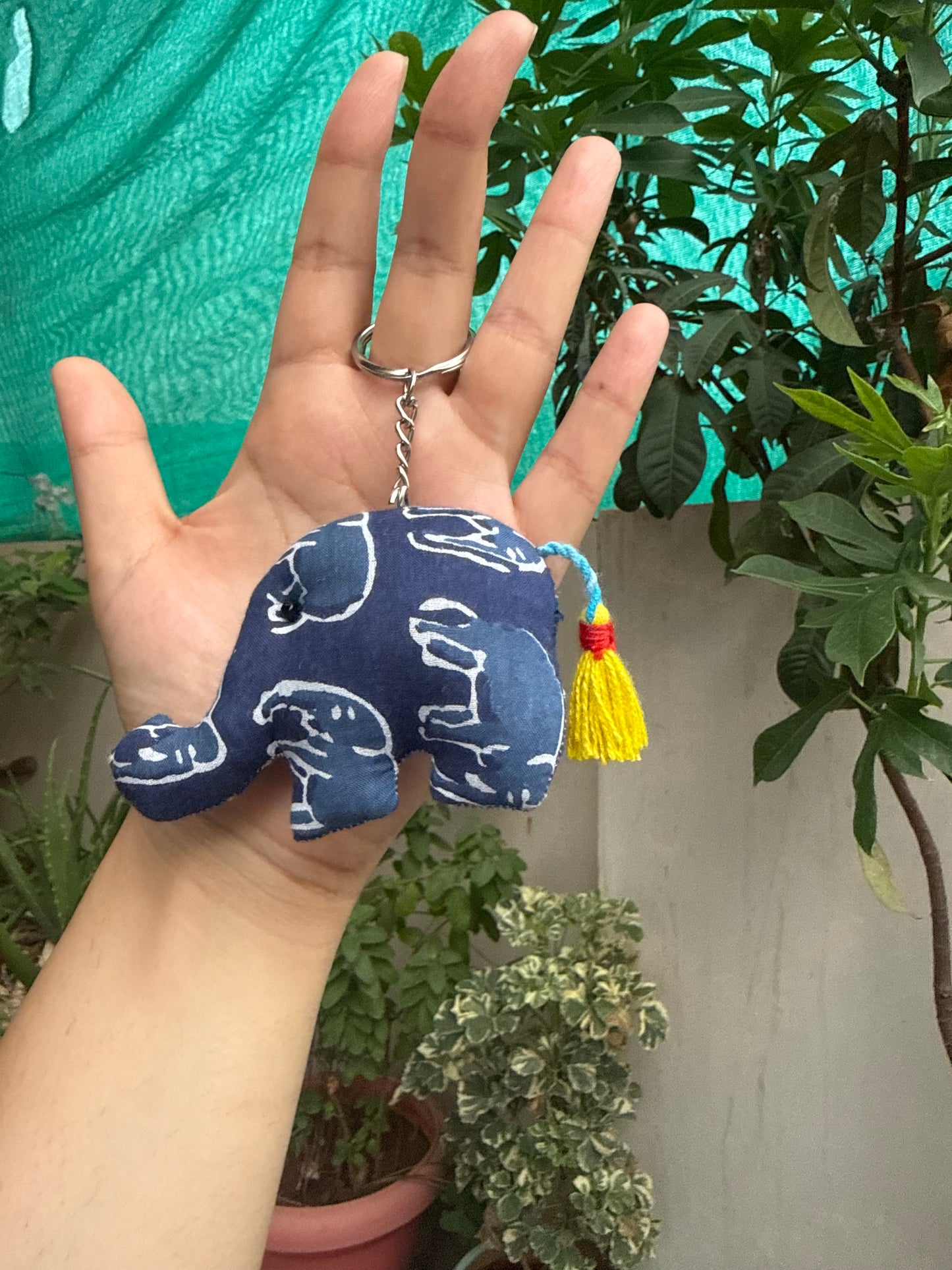 Elephant shaped Bag charms