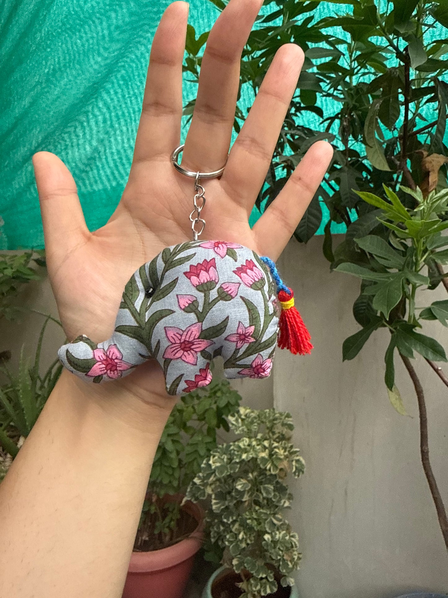 Elephant shaped Bag charms