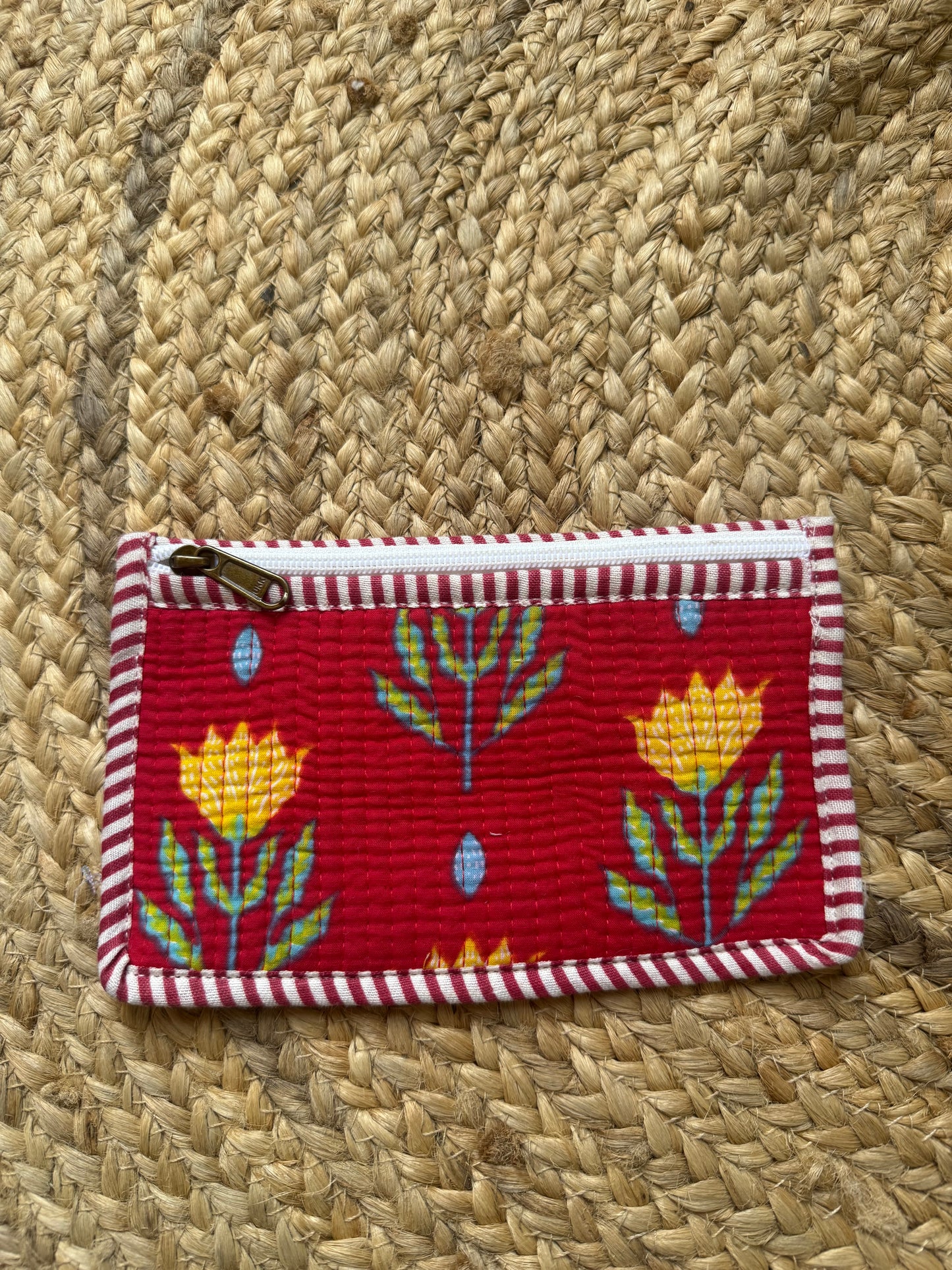 Red motif  wallet