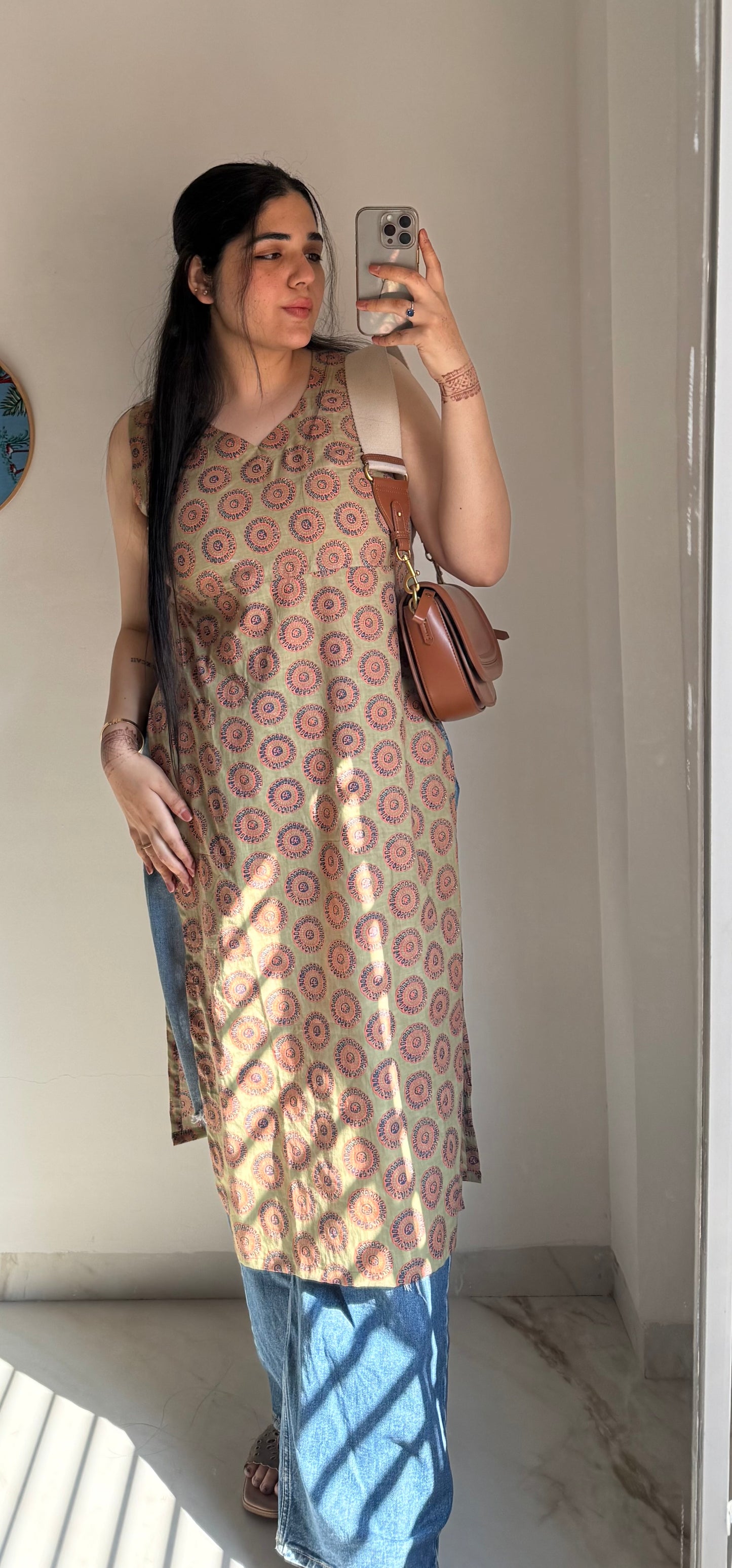High slit kurti