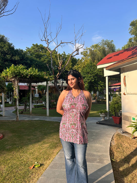 Halter neck Kurti