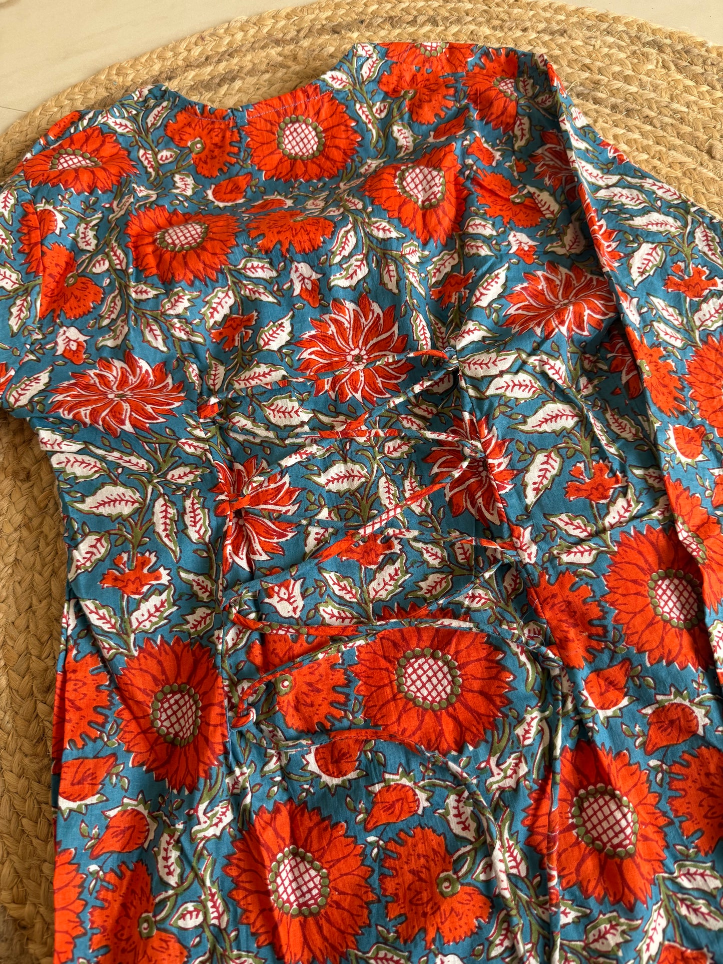 Corset fit Kurti with Doris at the neck