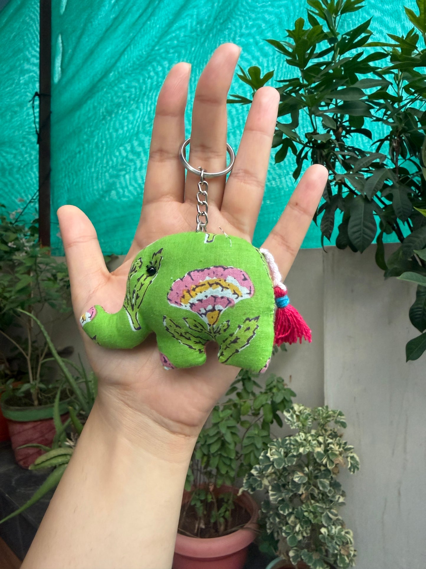 Elephant shaped Bag charms