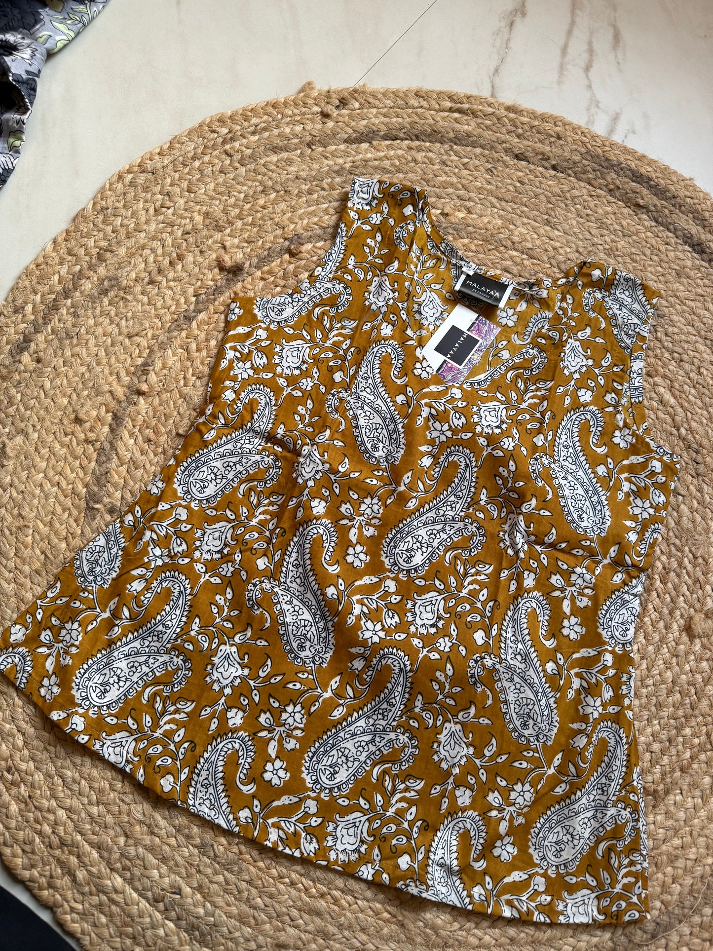 Paisley cotton top