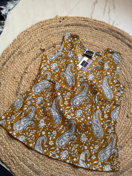 Paisley cotton top
