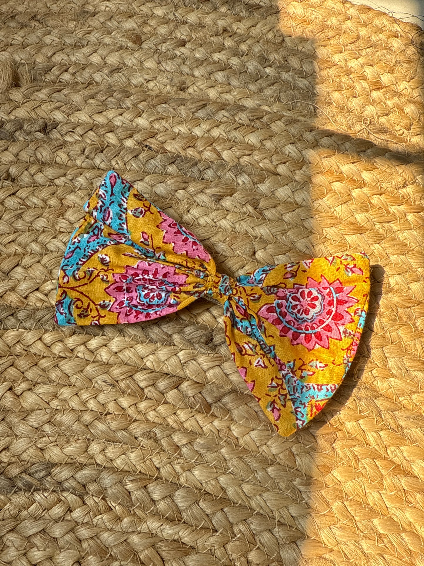 Multicolor hair bow